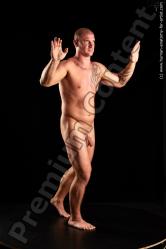 Nude Man White Standing poses - ALL Average Bald Standing poses - simple Standard Photoshoot Realistic